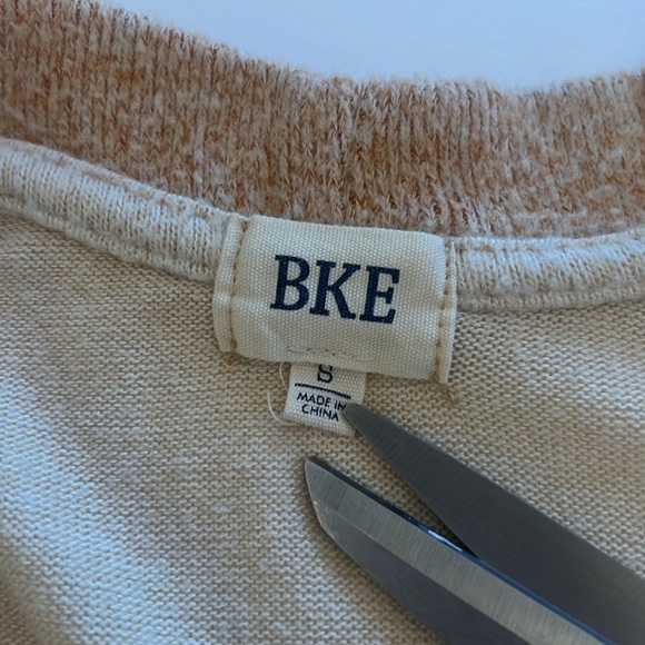 BKE boho cardigan small two tone button up - Picture 6 of 9